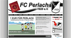 Desktop Screenshot of fc-perlach.de